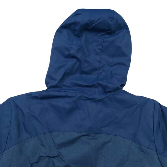 All In Motion Soft Shell Hooded Jacket Youth XL 16 Blue Zip Up Insulated Winter - Picture 9 of 13